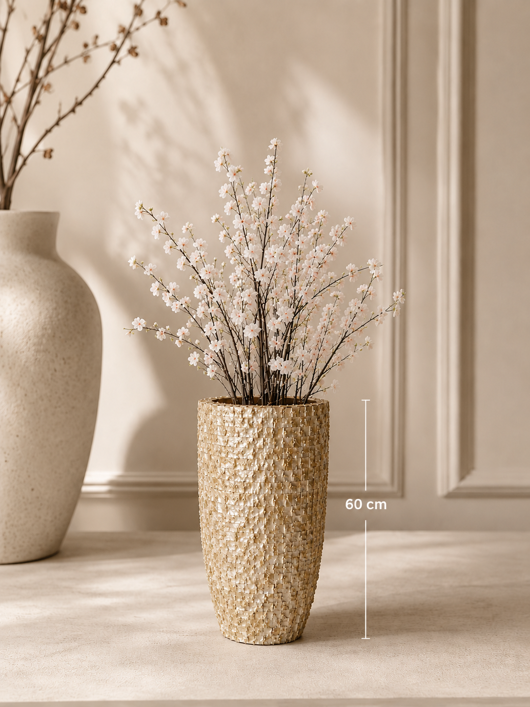 Vaas + Bloemen Horizontaal 60cm
