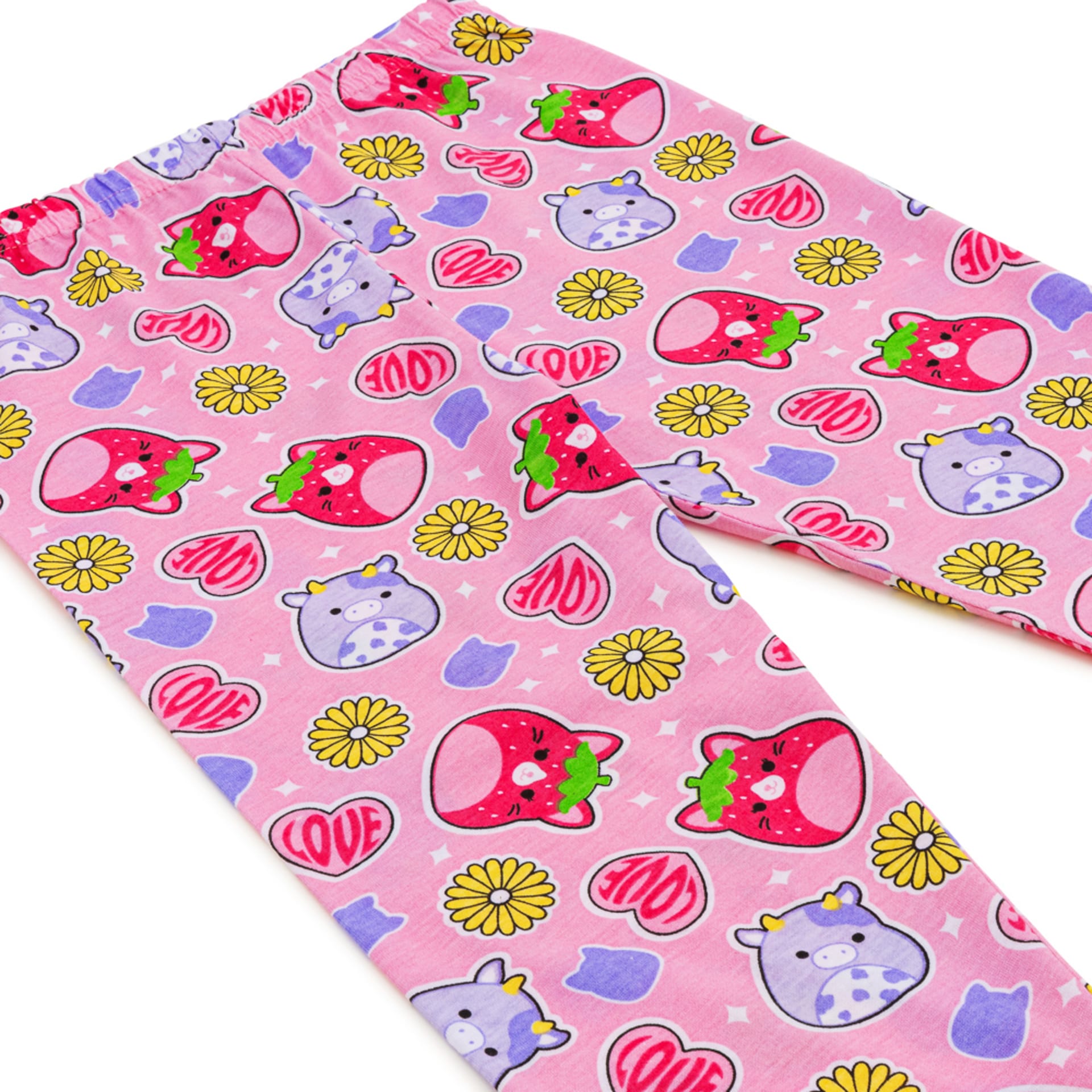 Squishmallows pyjama detail close-up