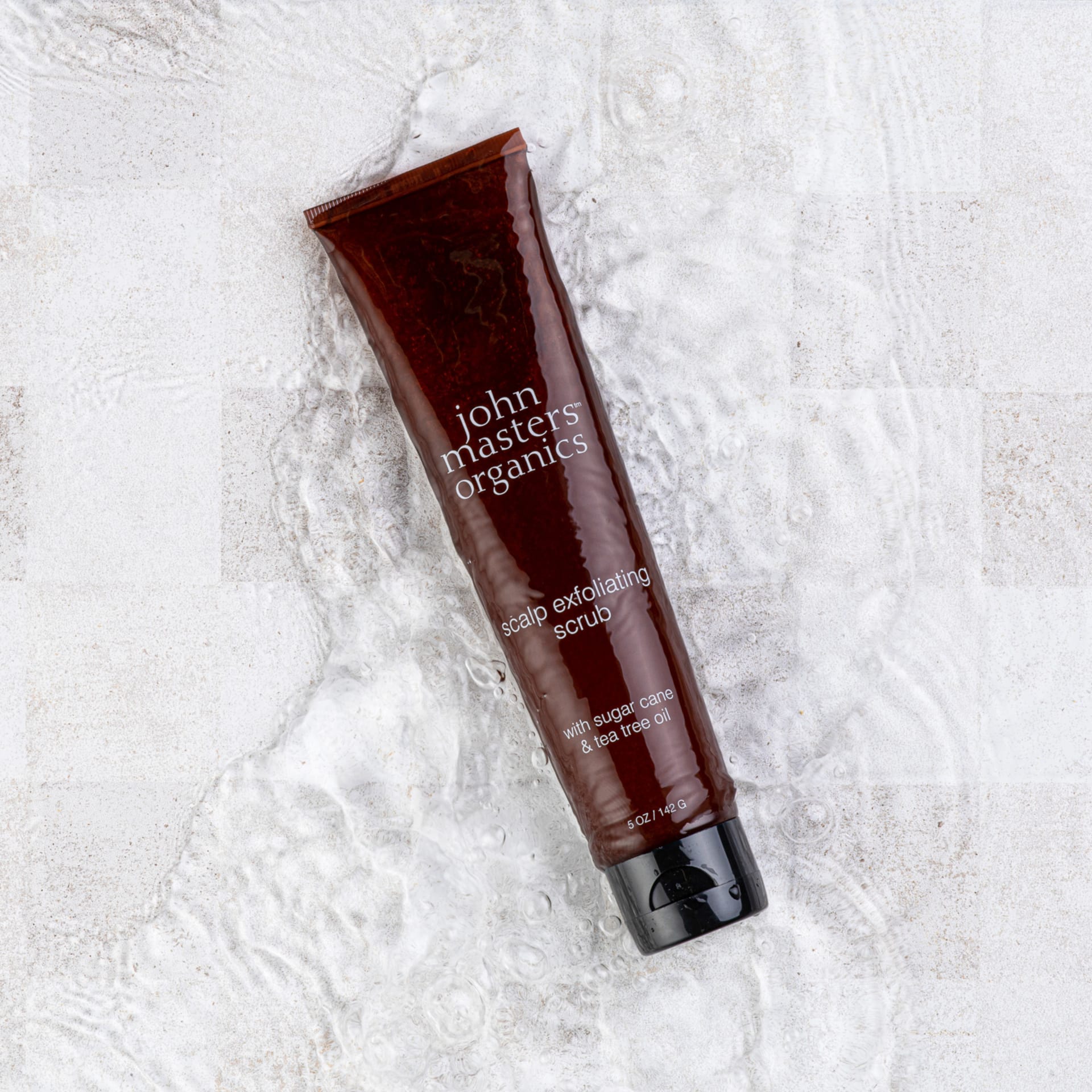 Beauty product lifestyle photography with water