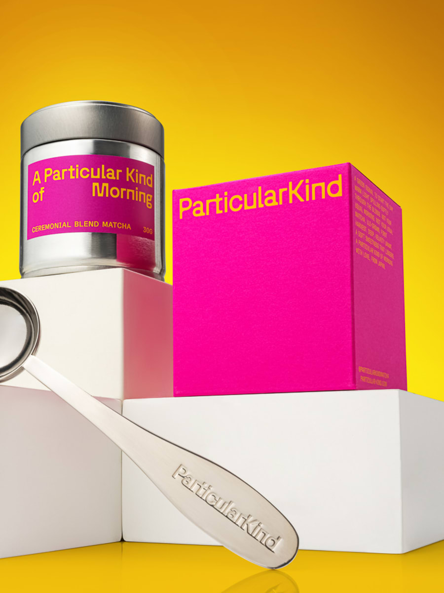 Amazon product photography - matcha packaging