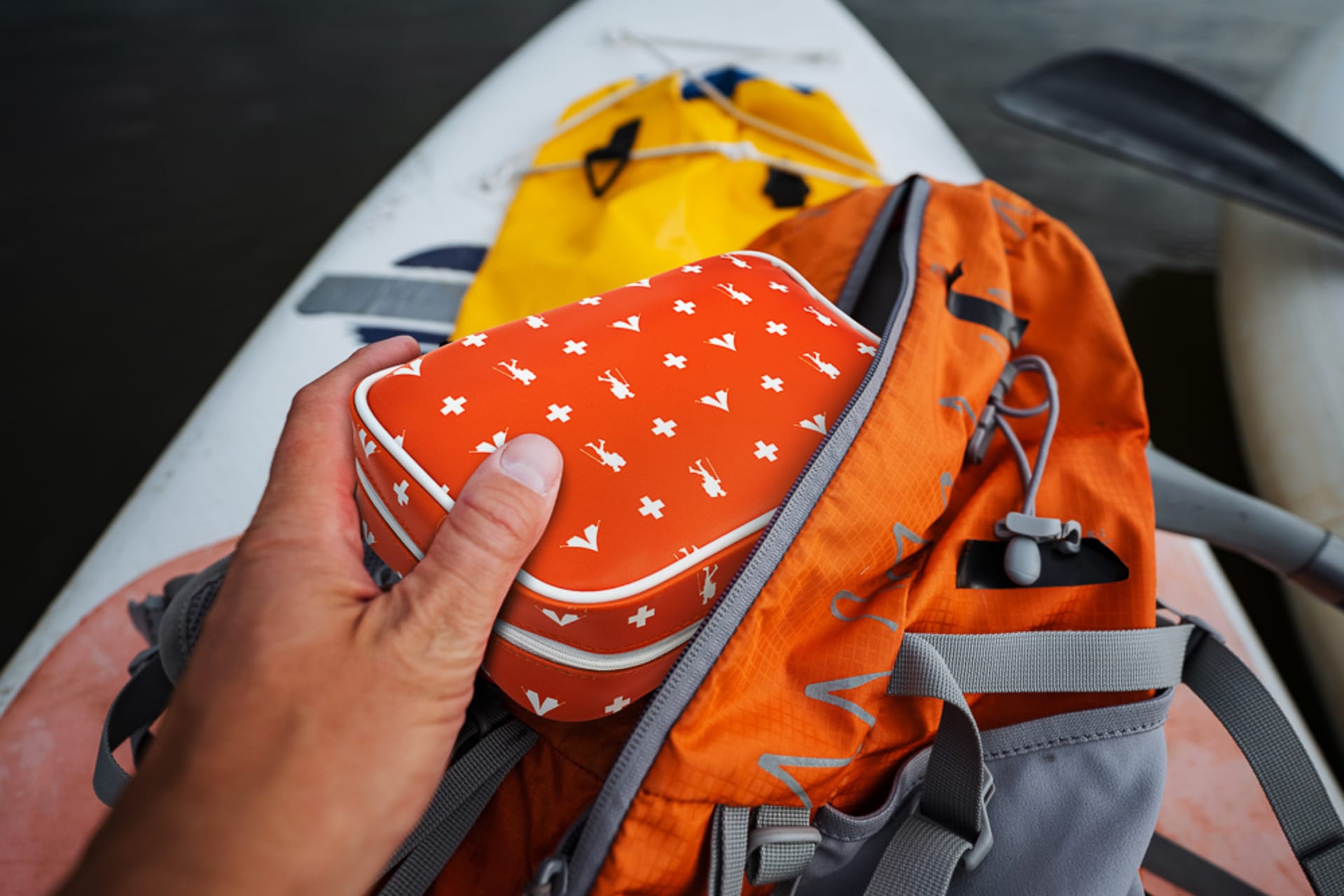 First aid kit hiking lifestyle