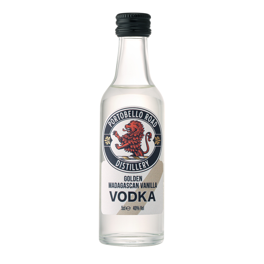 Mini vanilla vodka packshot