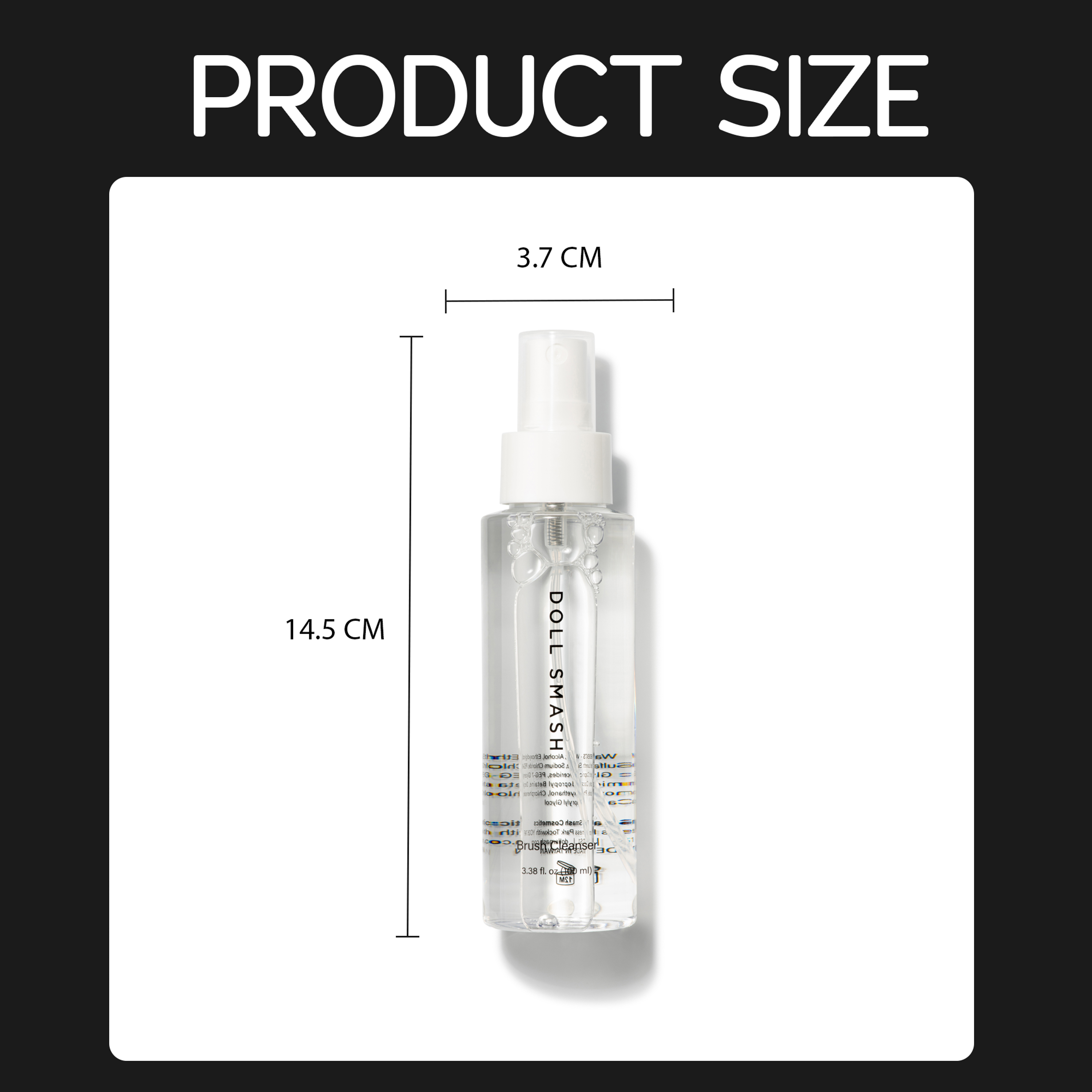 Product infographic example - feature callouts and specifications