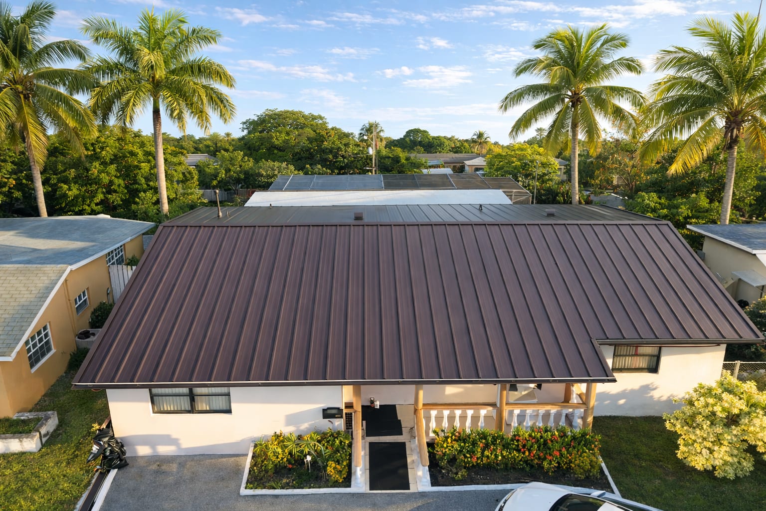 Roofing project in Parkland