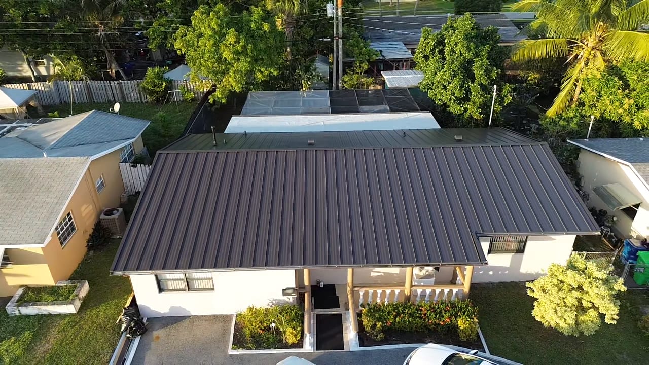 Roofing project in Plantation
