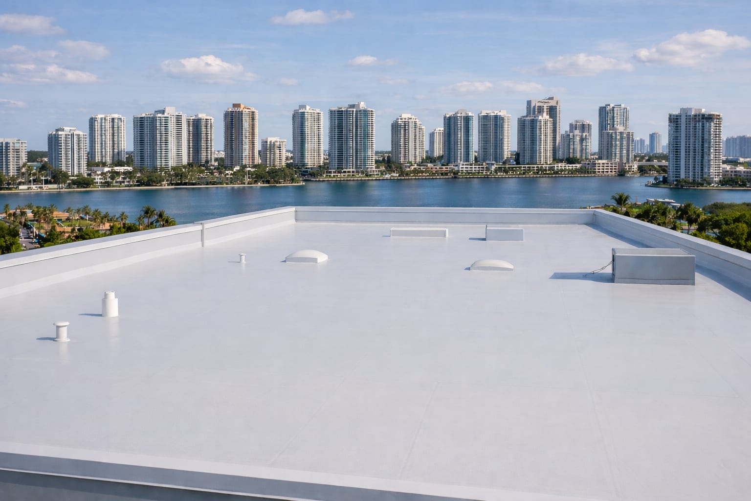 Roofing project in Bal Harbour and Surfside