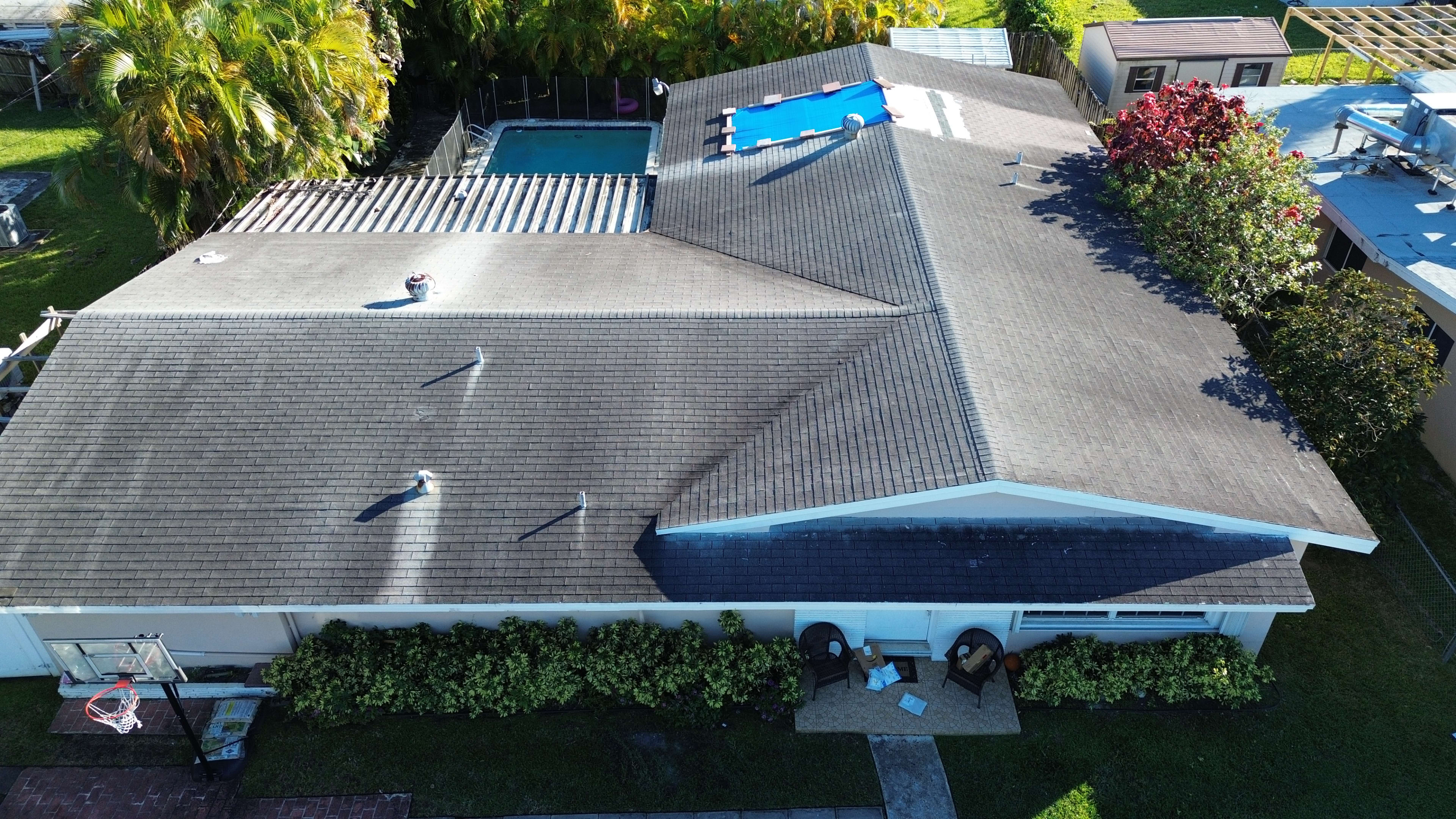 Roofing project in North Miami Beach