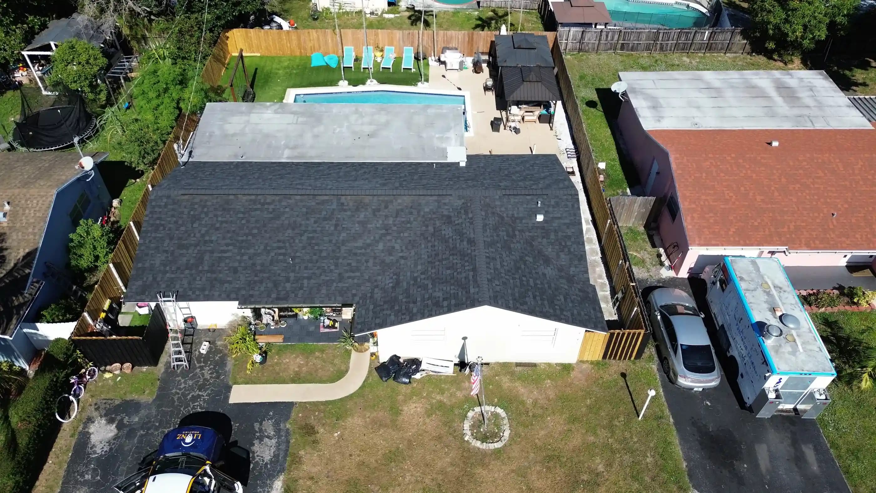 Roofing project in Cooper City