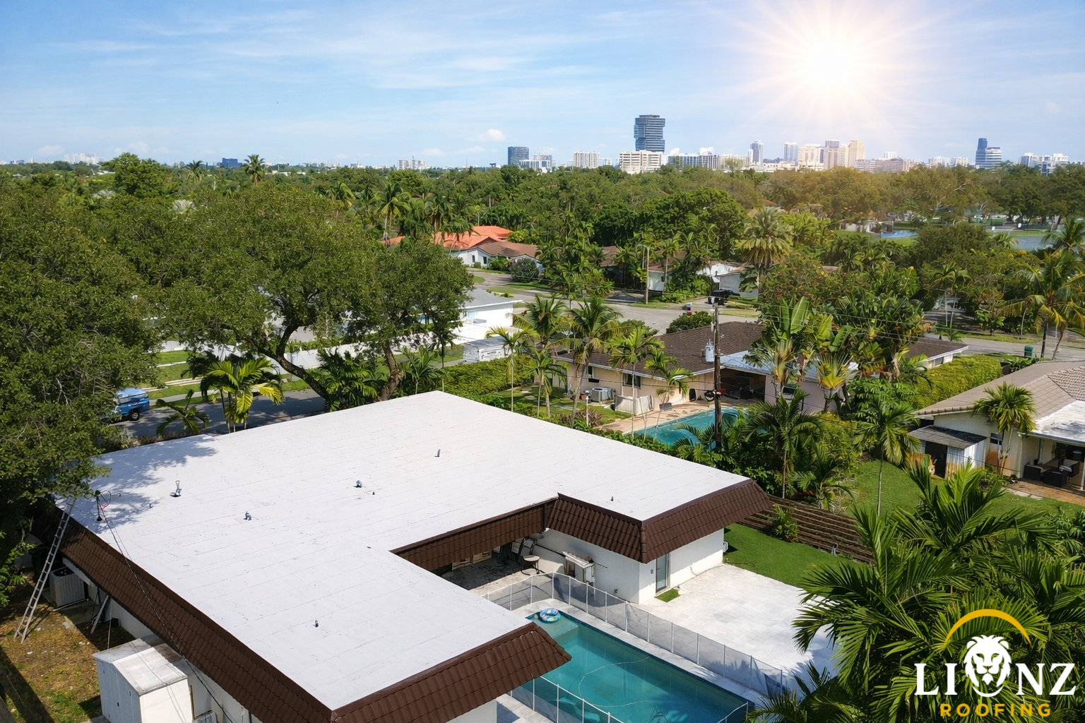 Flat roofing contractor South Florida — Lionz Roofing