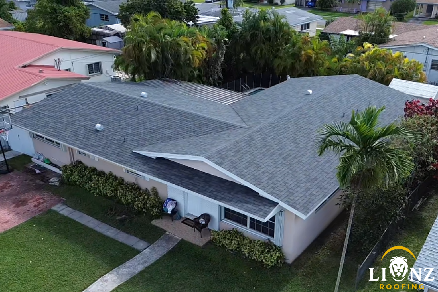 Asphalt shingle roof installation South Florida — Lionz Roofing