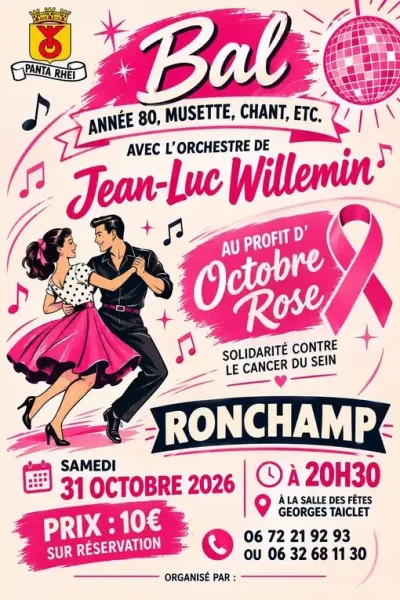 Bal au profit d'Octobre Rose – Ronchamp