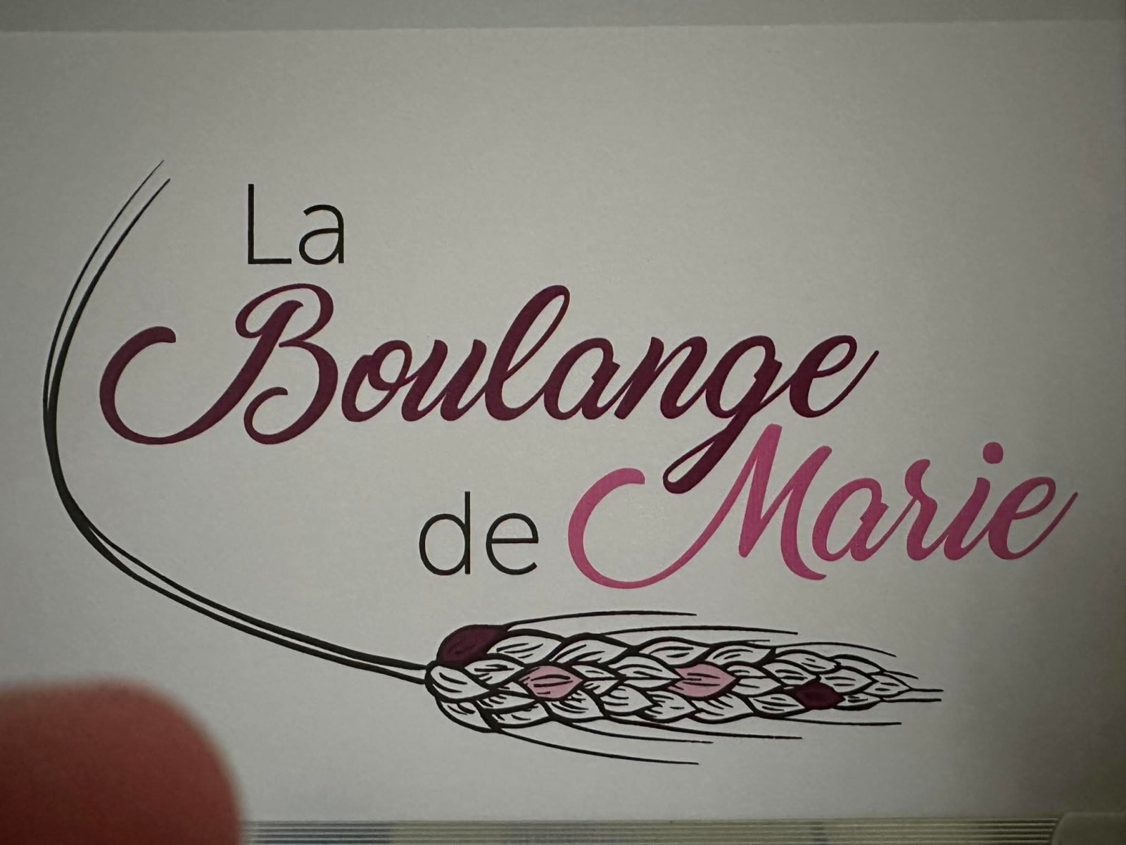 LA BOULANGE DE MARIE 