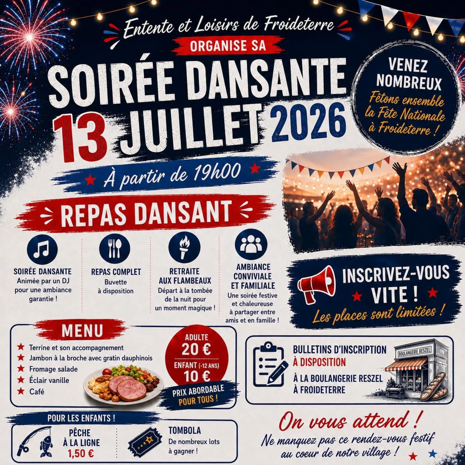 Soirée Dansante de la Fête Nationale