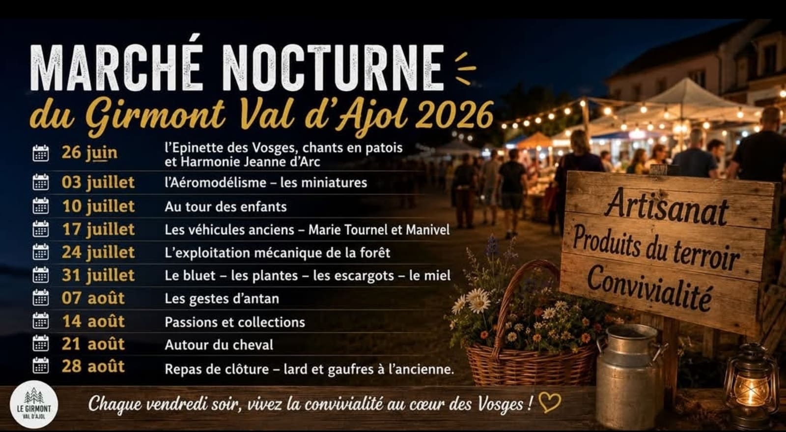Marchés nocturnes du Girmont-Val-d'Ajol