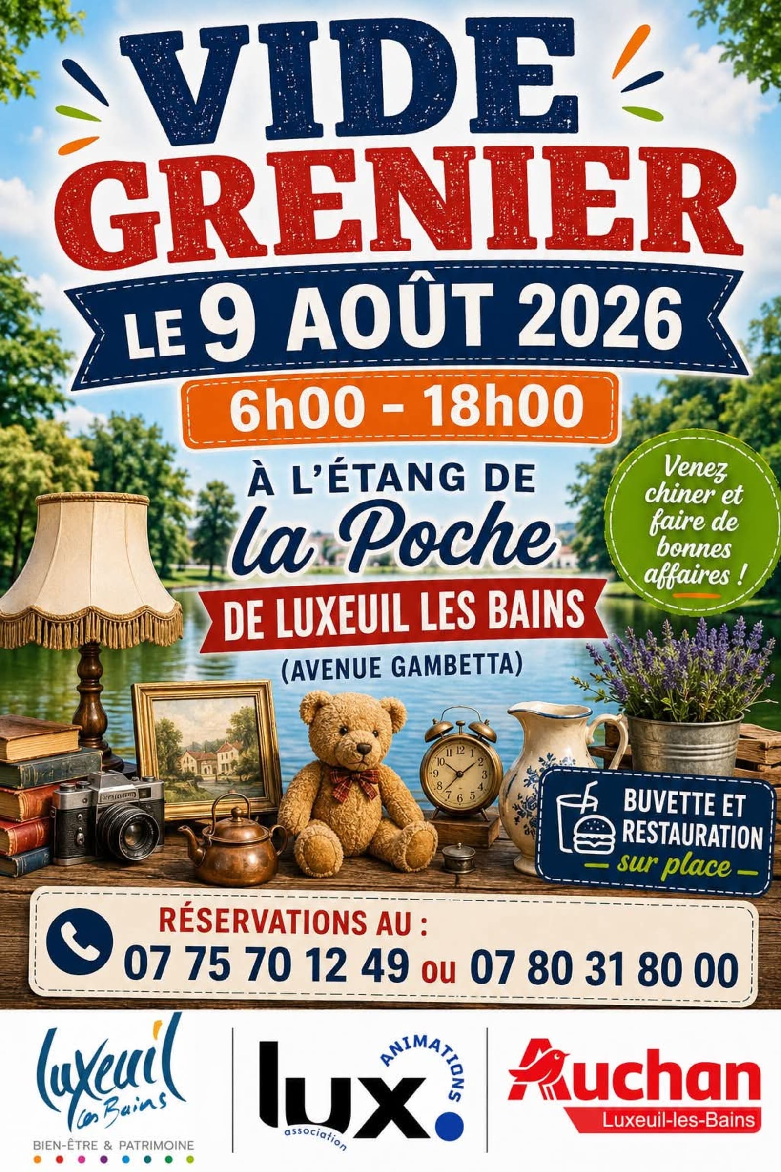 Grand Vide-Grenier à l'Étang de la Poche