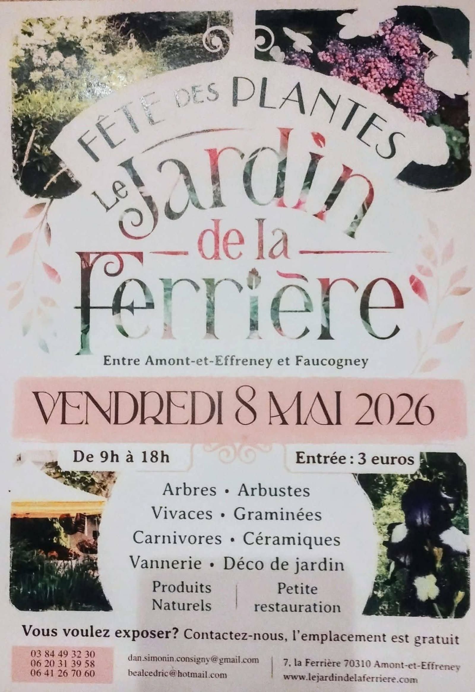 Fête des plantes aux jardins de la Ferrière