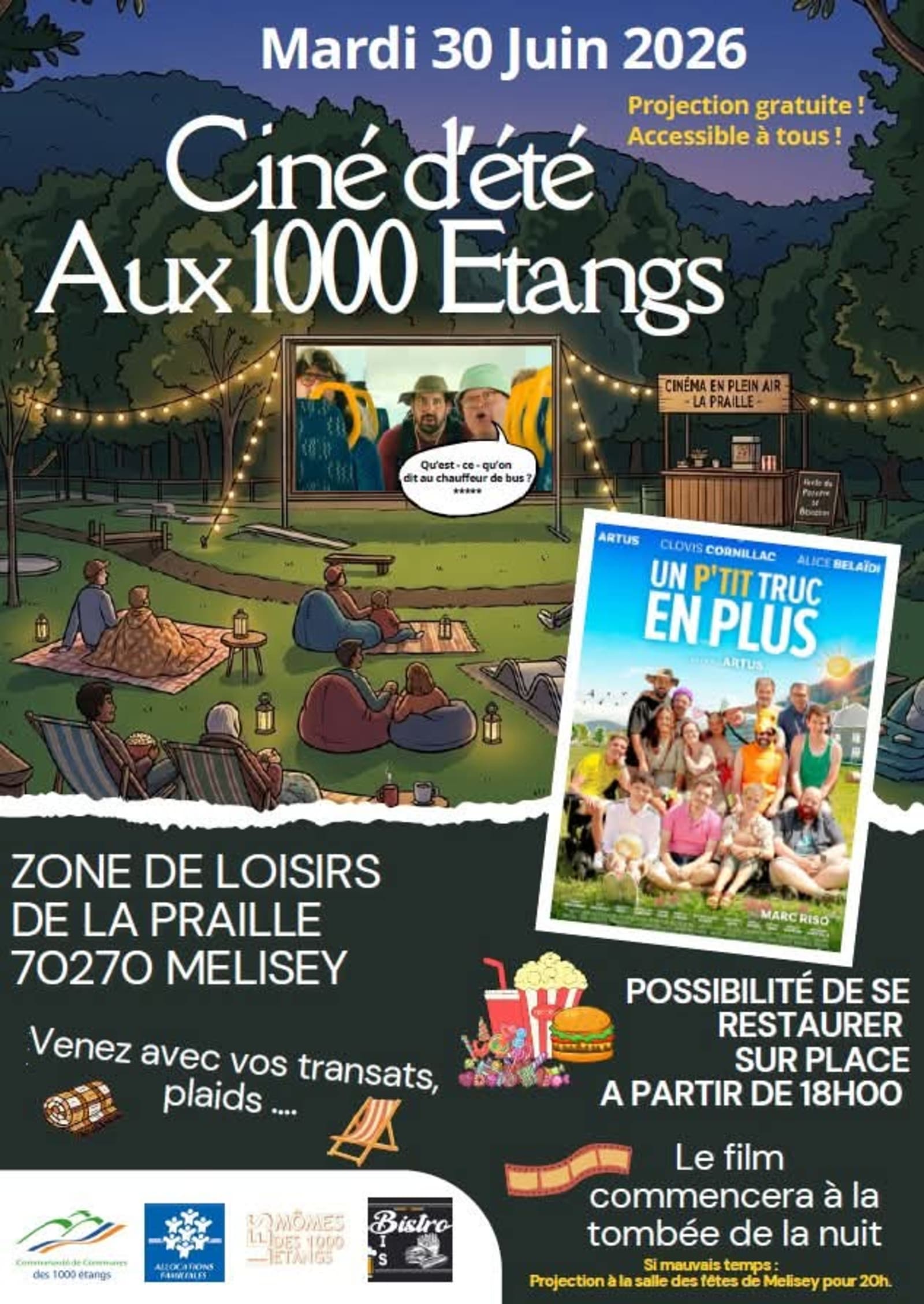 Ciné d'été aux 1000 étangs
