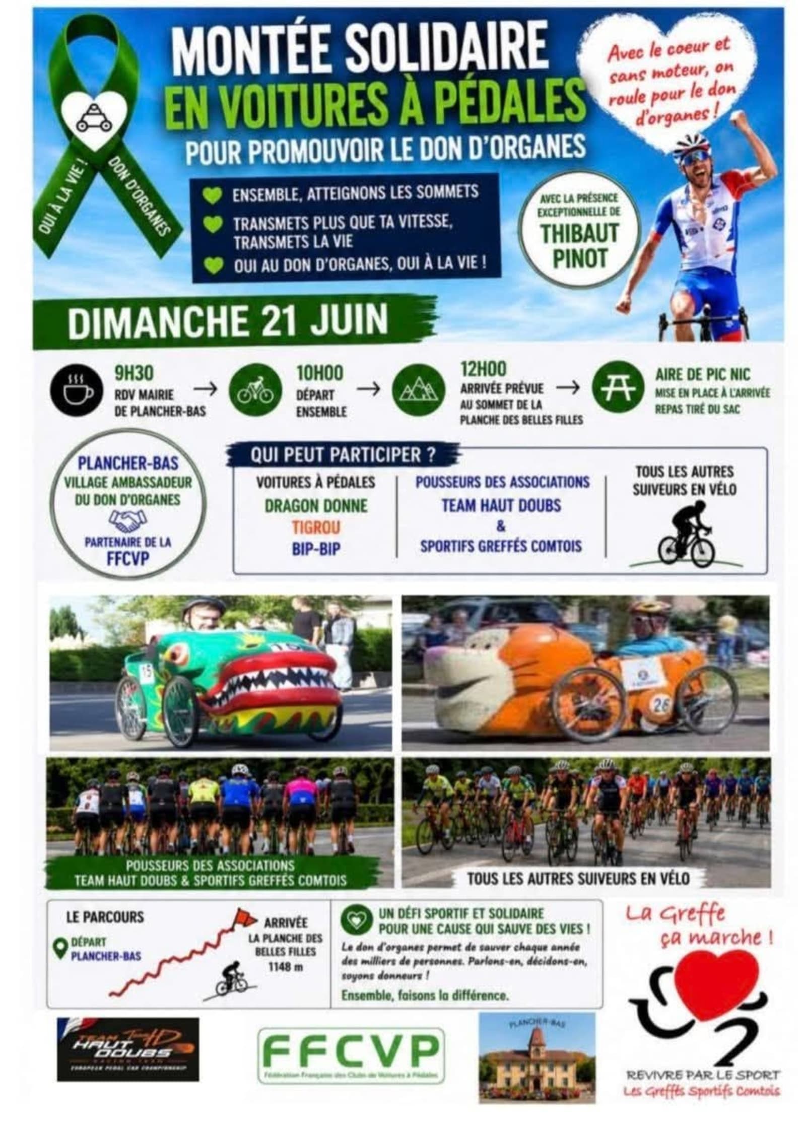 Montée Solidaire en Voitures à Pédales