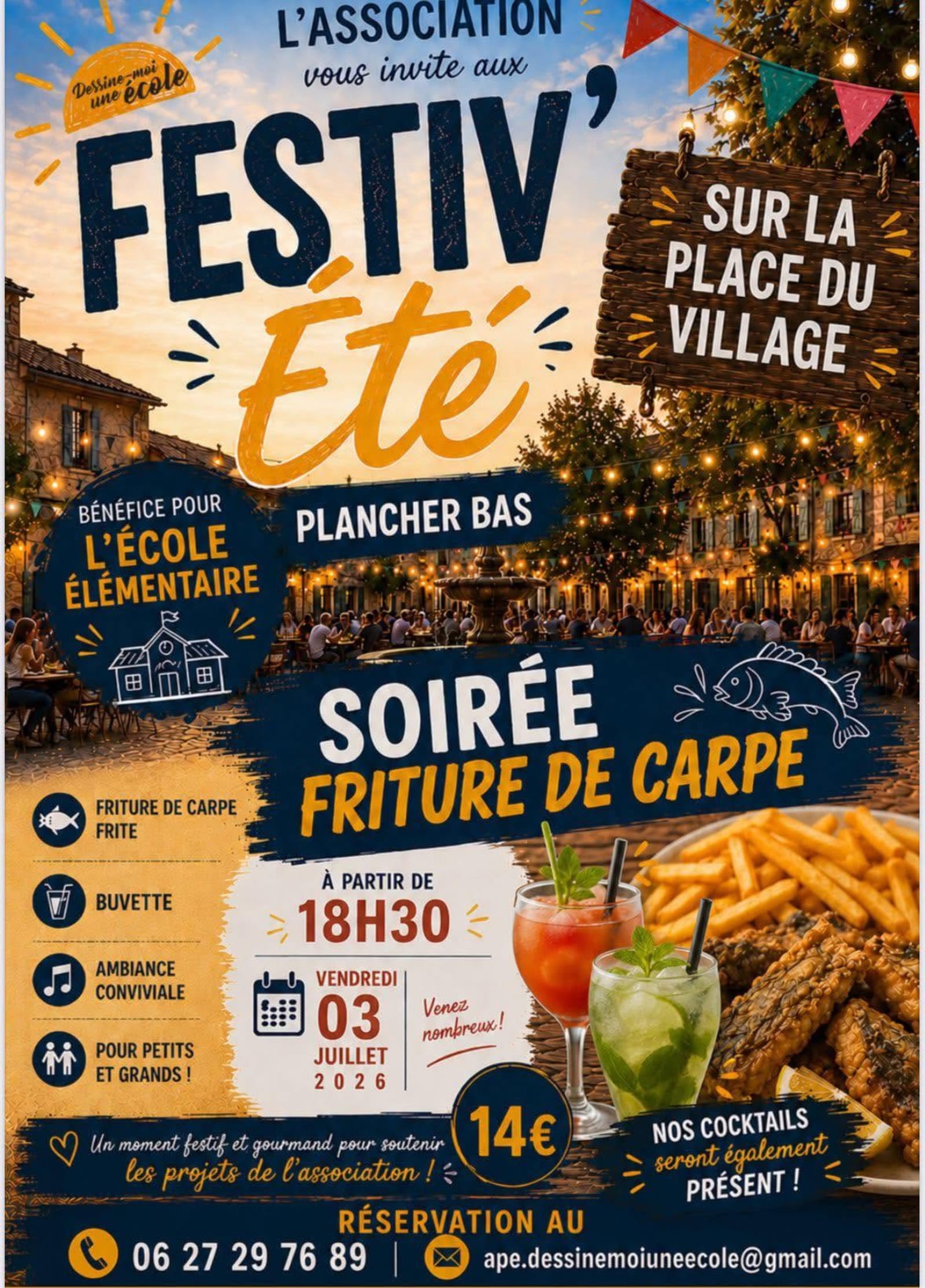 Festiv'Été : Soirée Friture de Carpe