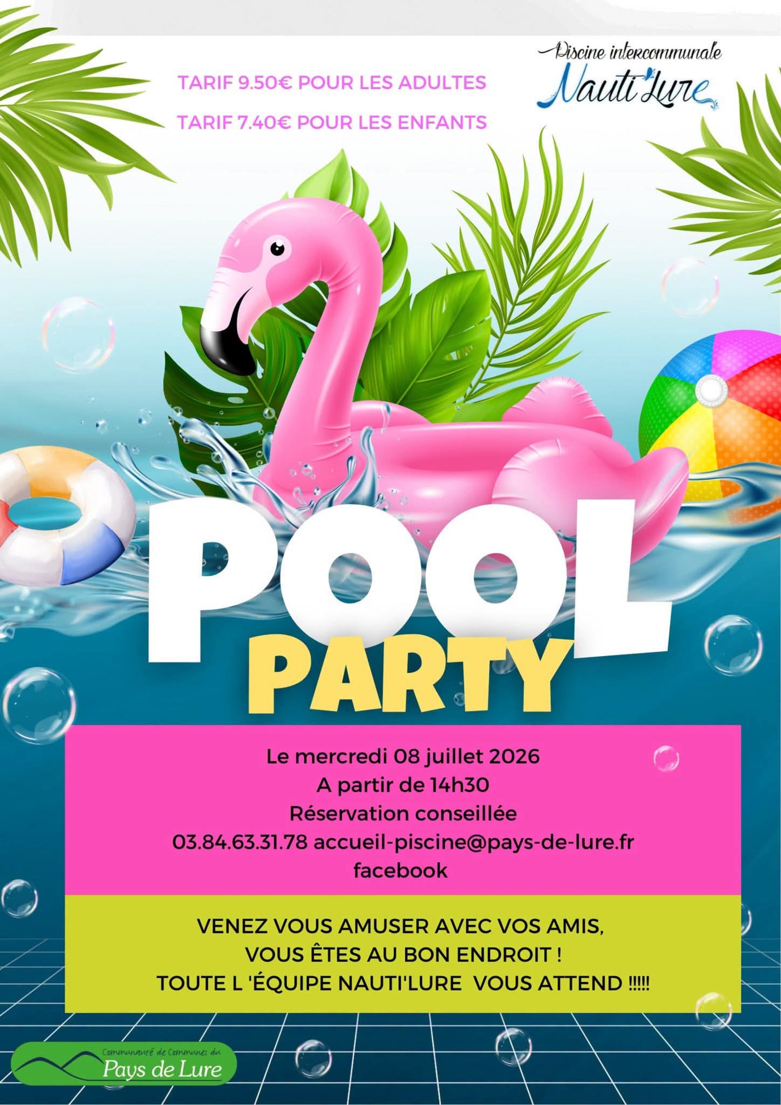 Pool Party à la Piscine Nauti'Lure