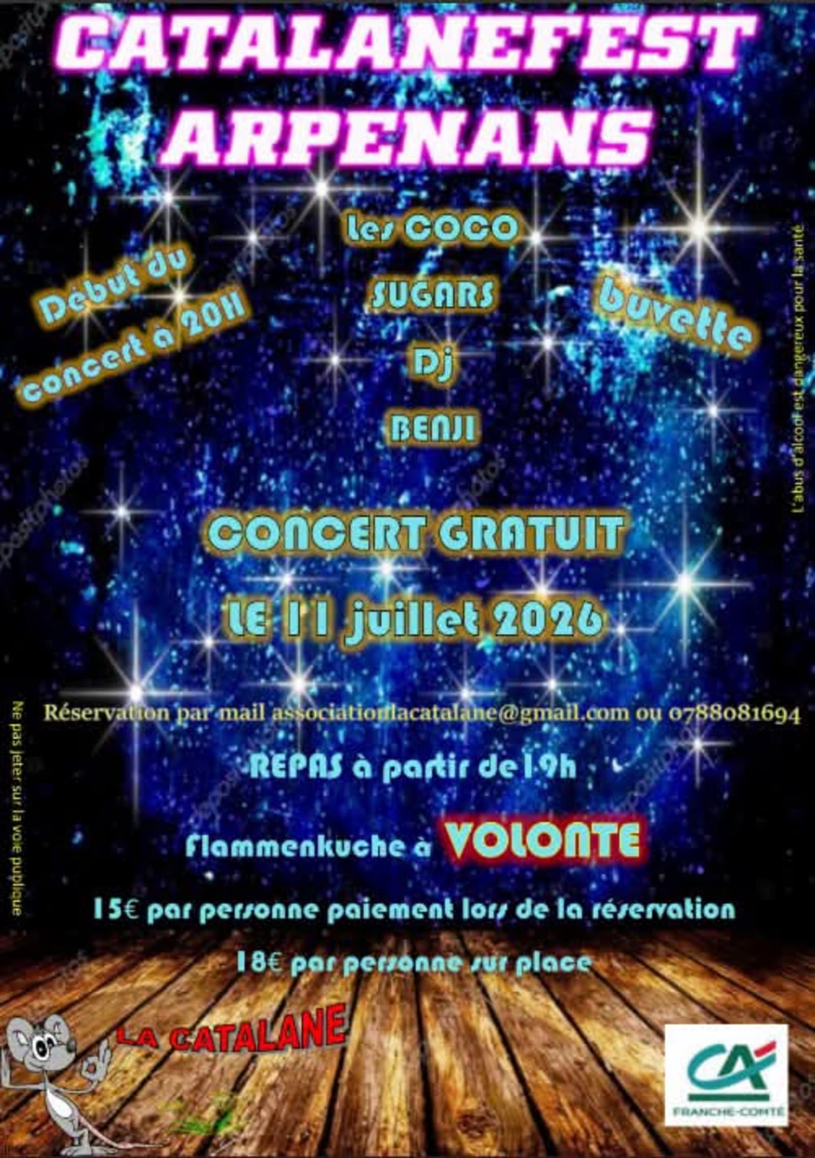 Catalanefest à Arpenans