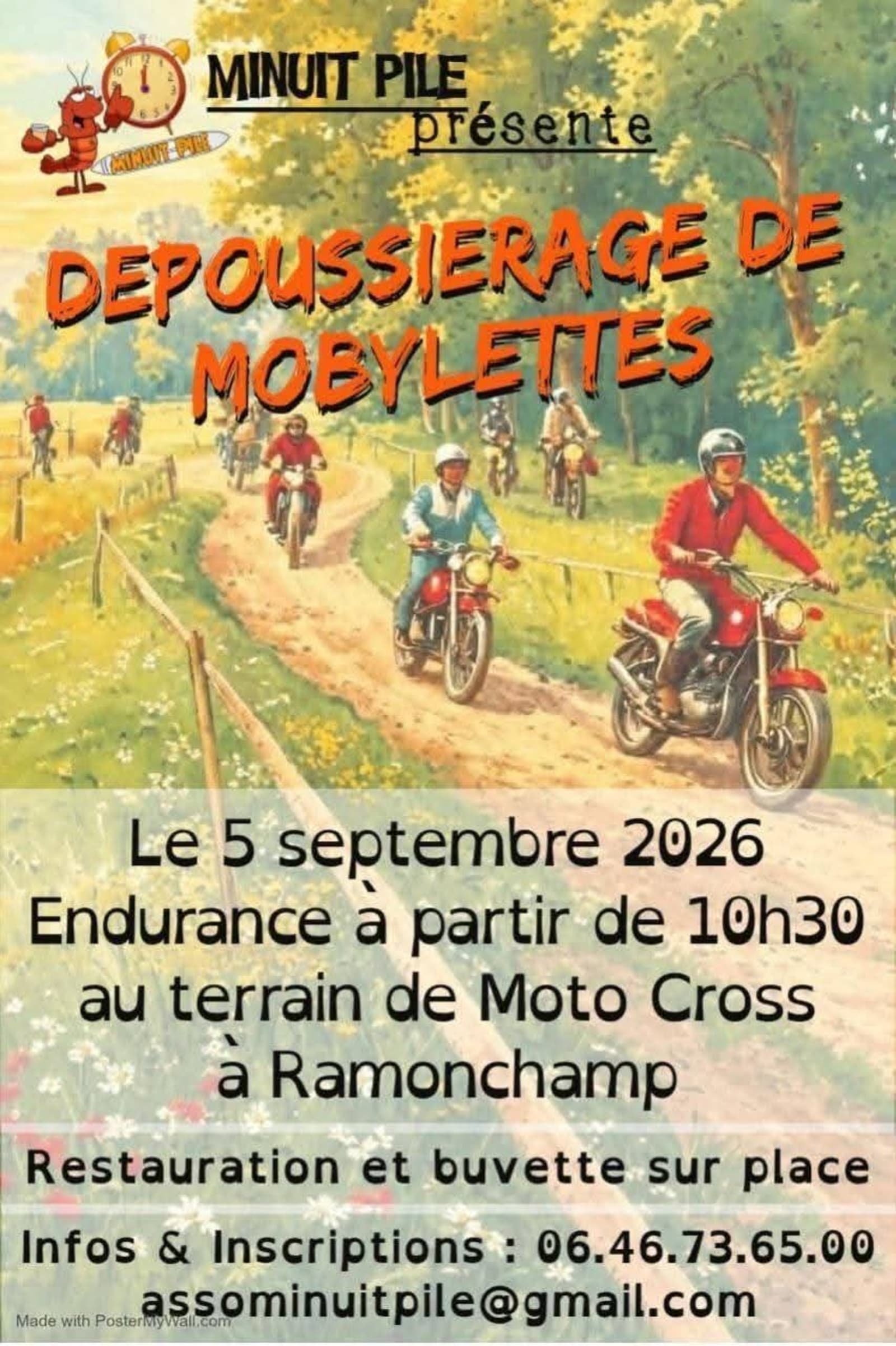 Dépoussiérage de Mobylettes