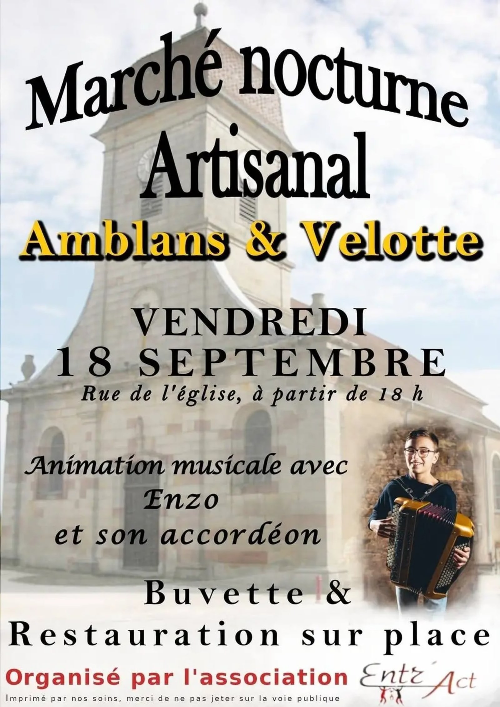 Marché Nocturne Artisanal d'Amblans & Velotte