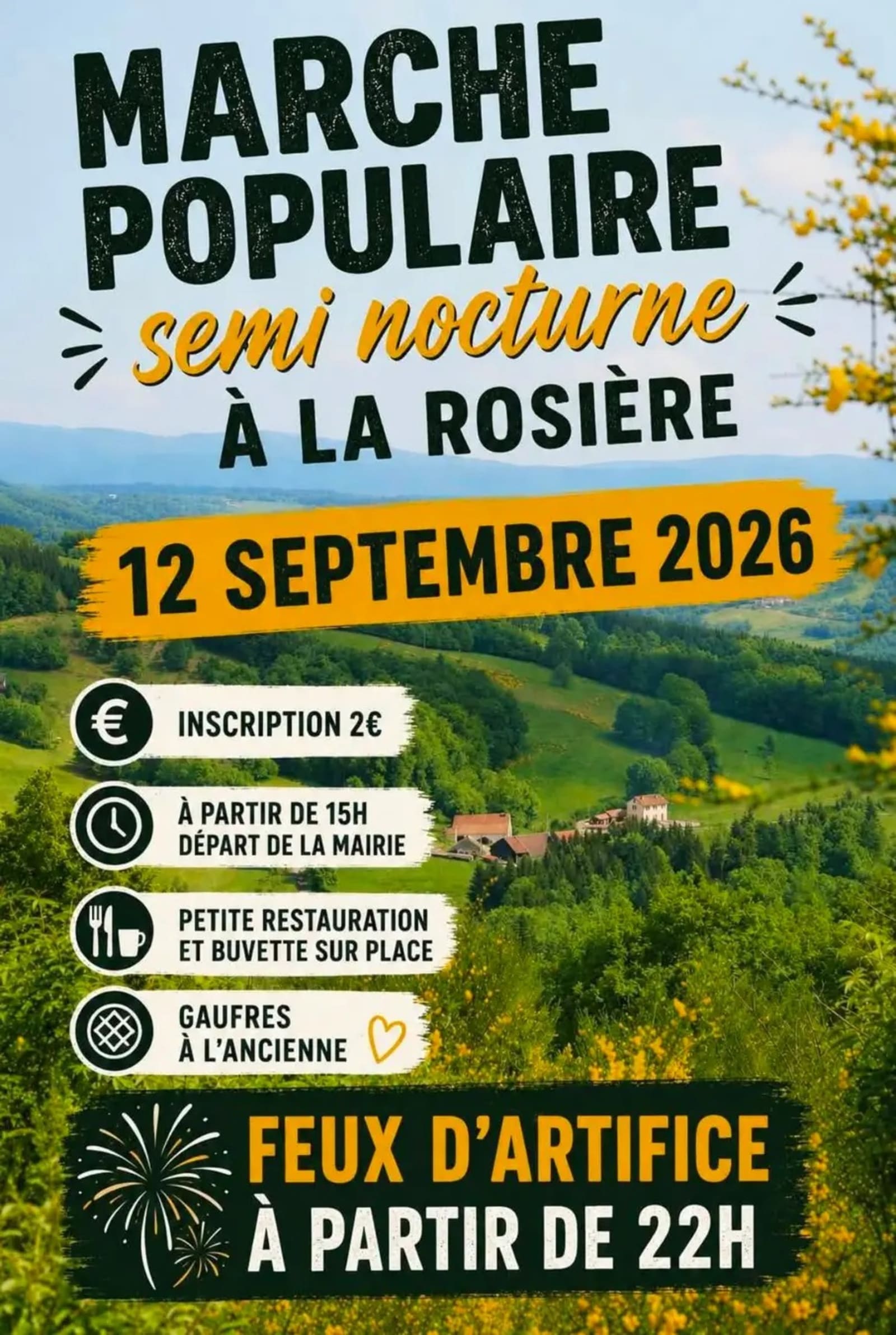 Marche Populaire Semi-Nocturne à La Rosière