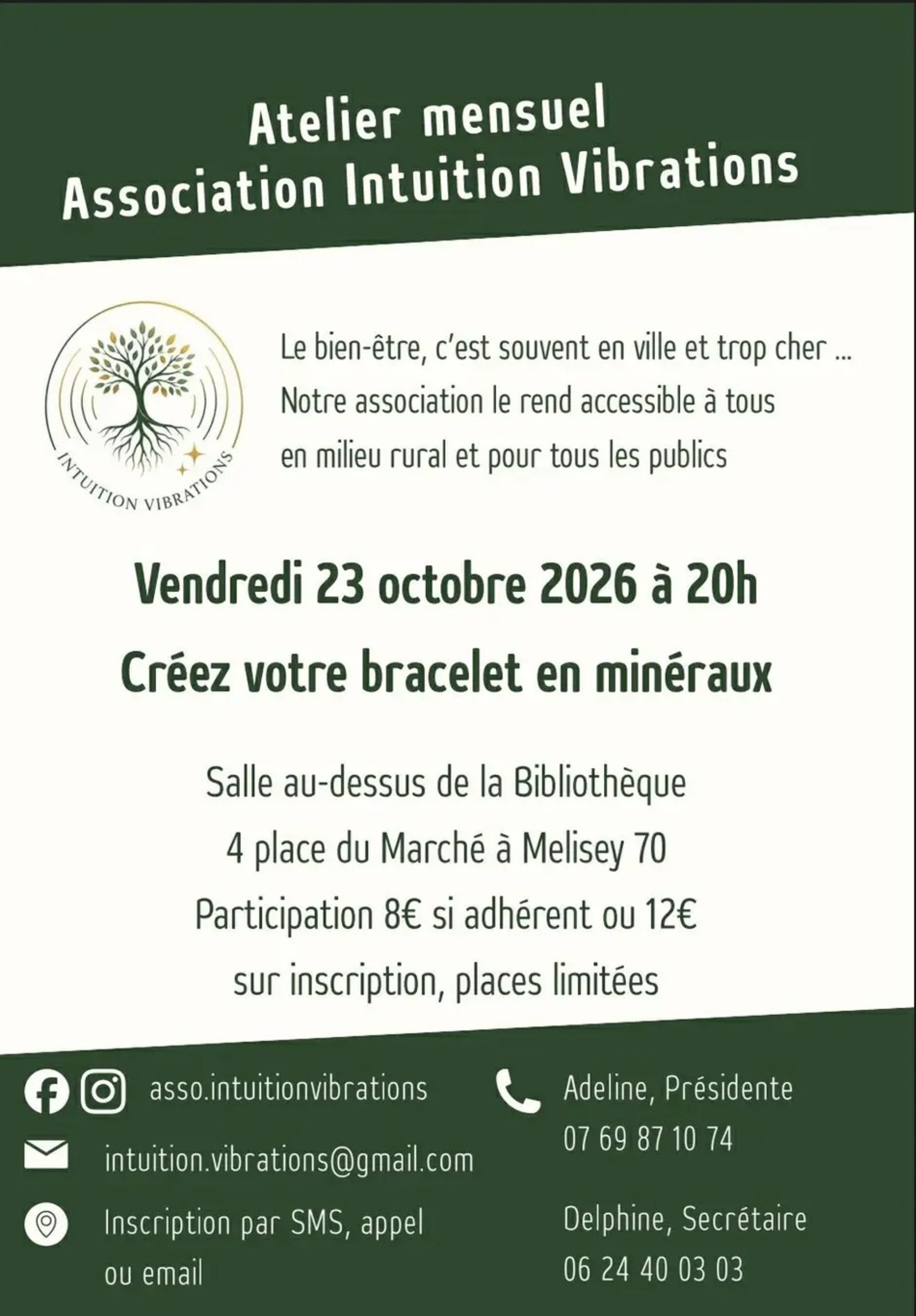 Atelier : Créez votre bracelet en minéraux