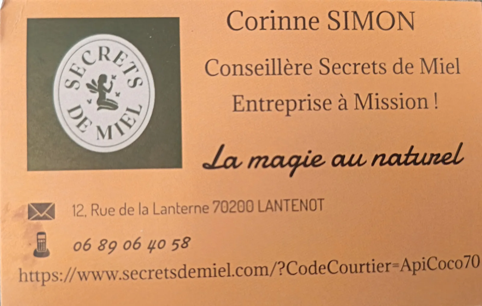 Corinne SIMON - Conseillère Secrets de Miel