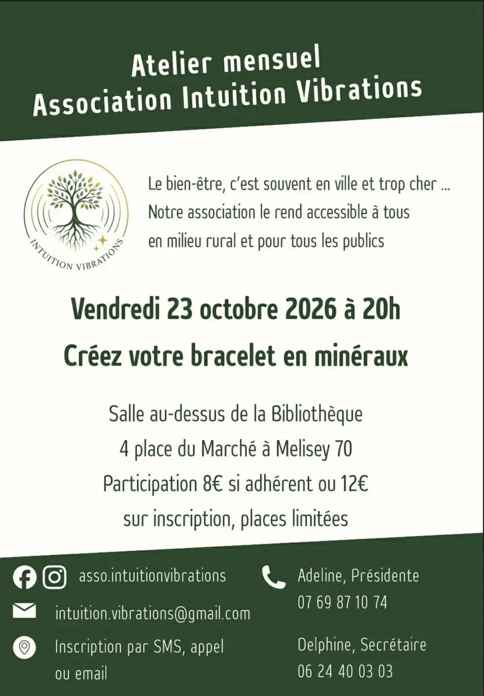 Atelier : Créez votre bracelet en minéraux