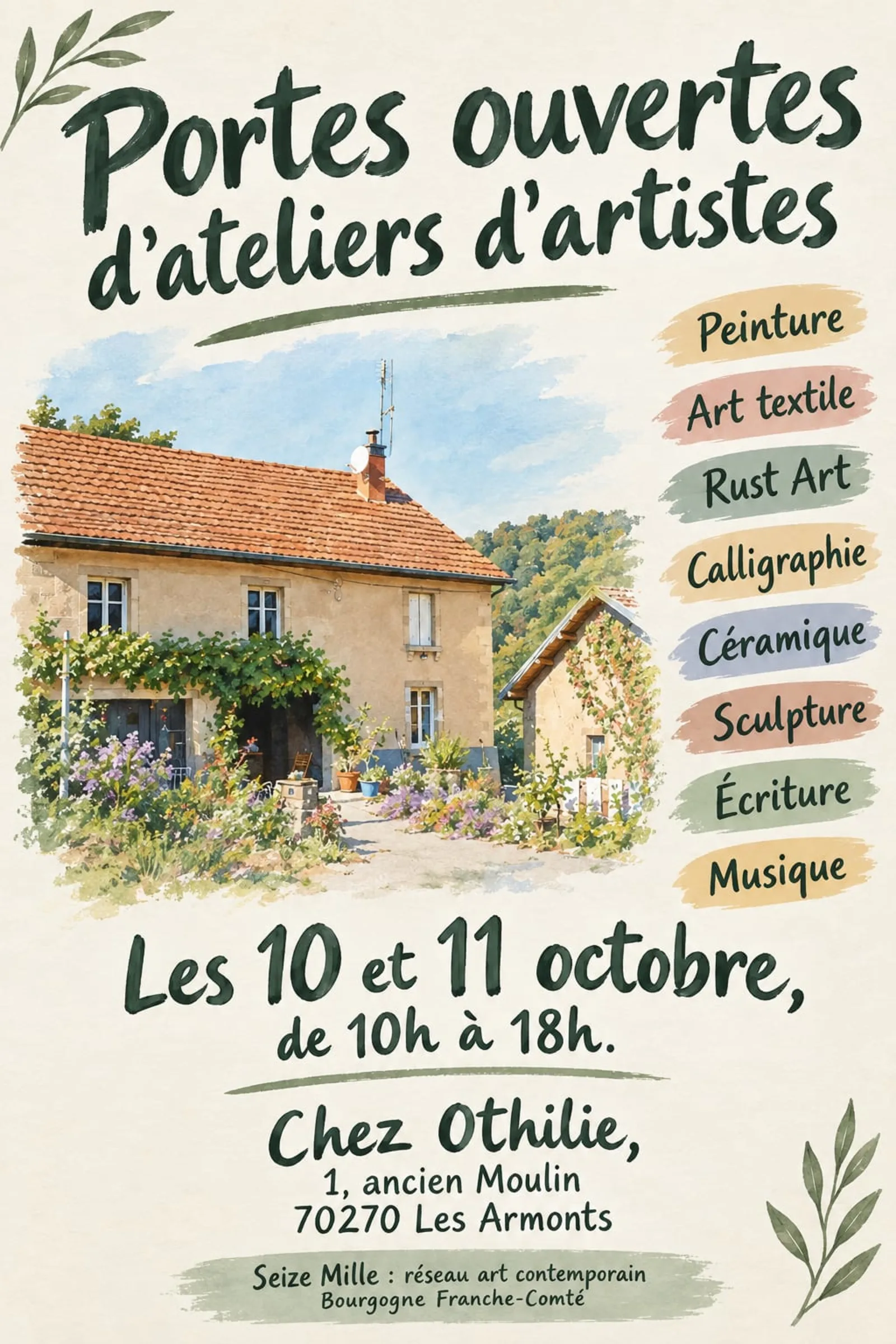 Portes ouvertes d'ateliers d'artistes