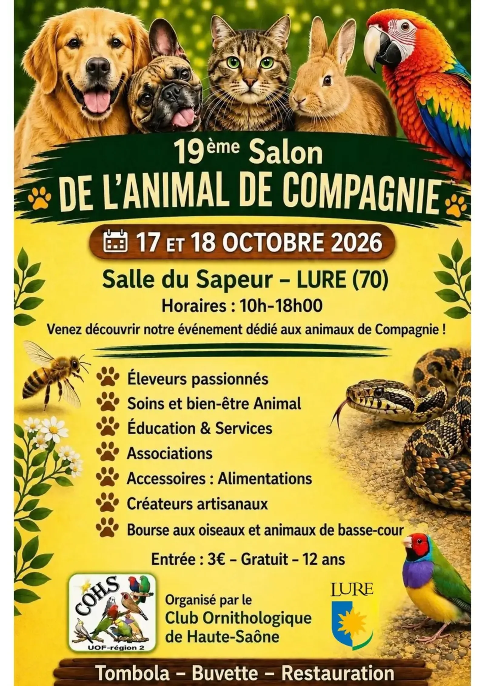 19ème Salon de l'Animal de Compagnie