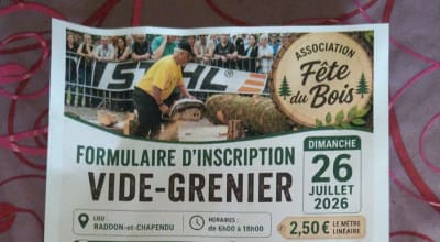 Vide-Grenier de la Fête du Bois à Raddon-et-Chapendu