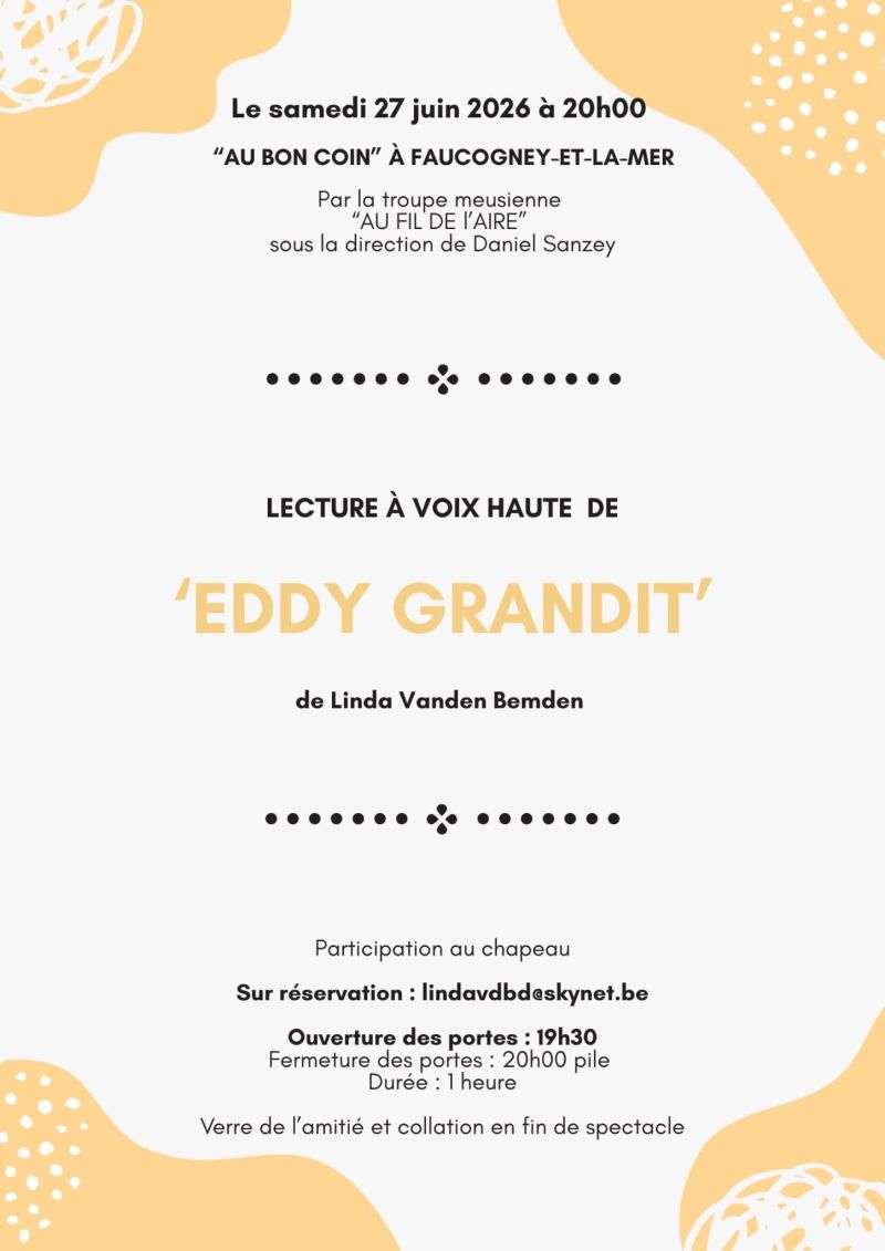Lecture à voix haute de EDDY GRANDIT