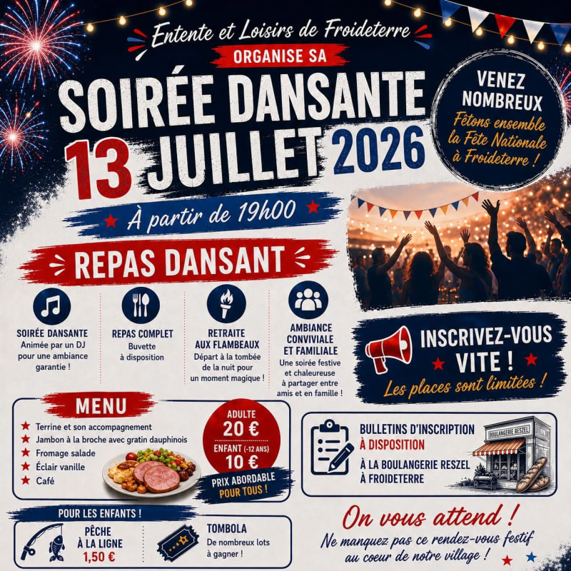 Soirée Dansante de la Fête Nationale