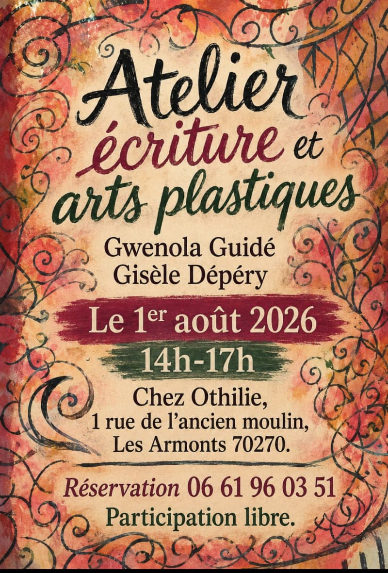 Atelier écriture et arts plastiques