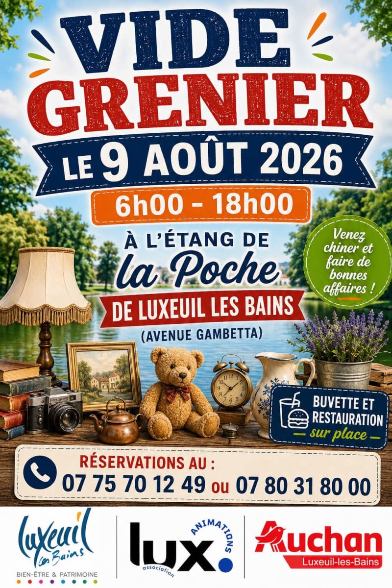 Grand Vide-Grenier à l'Étang de la Poche
