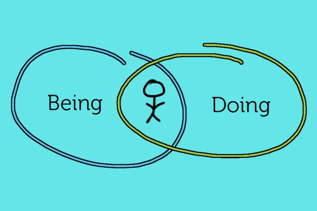'Doing' versus 'Being'