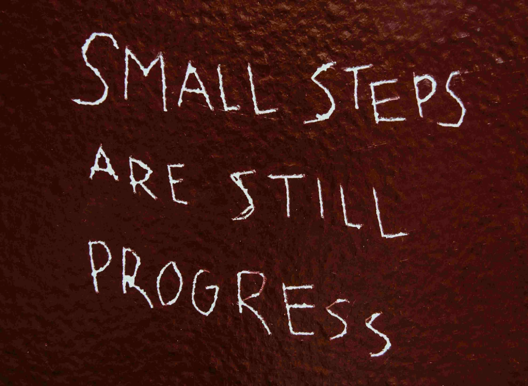 Small steps are still progress in therapy