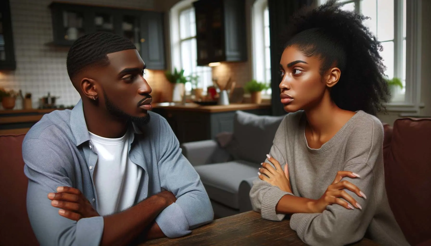 A QUARRELLING COUPLE