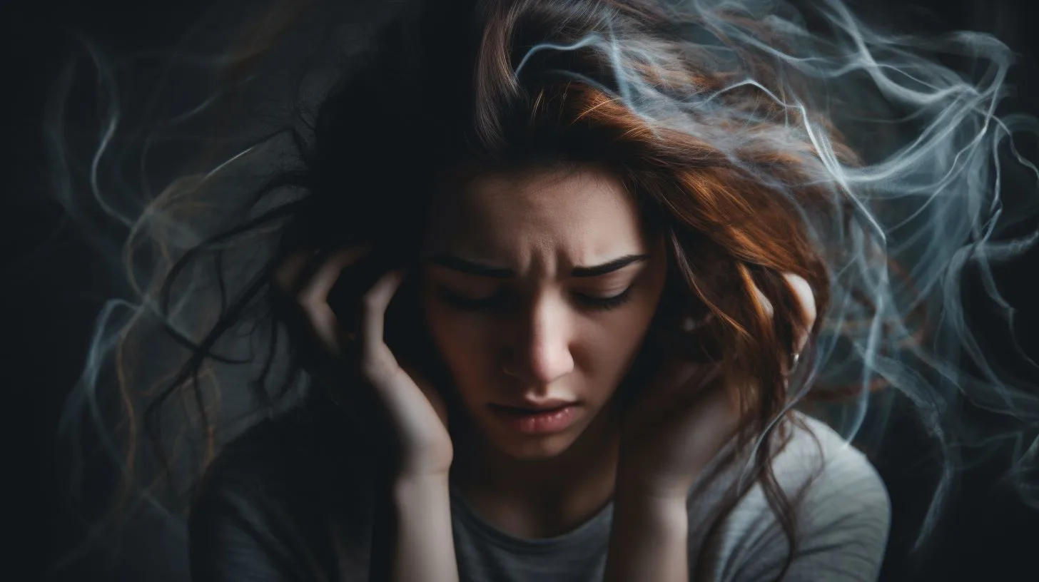 Teen girl cast to represent a young woman struggling with the emotional intensity of ptsd.