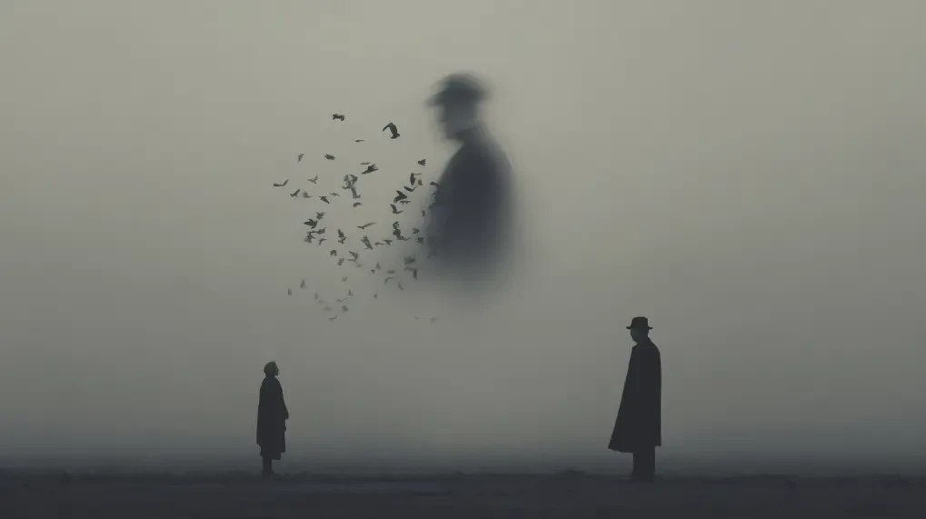 Conceptual image of  loss and lonliness