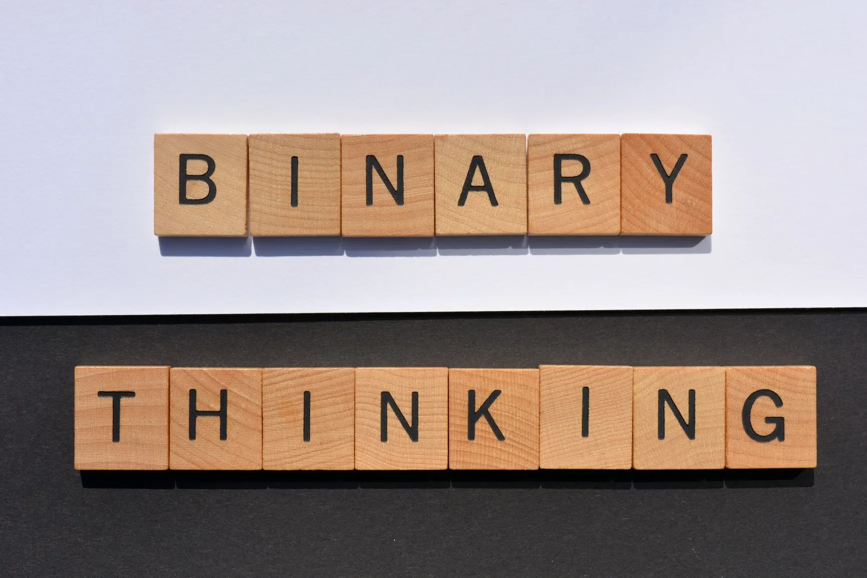 Therapists are also prone to binary thinking