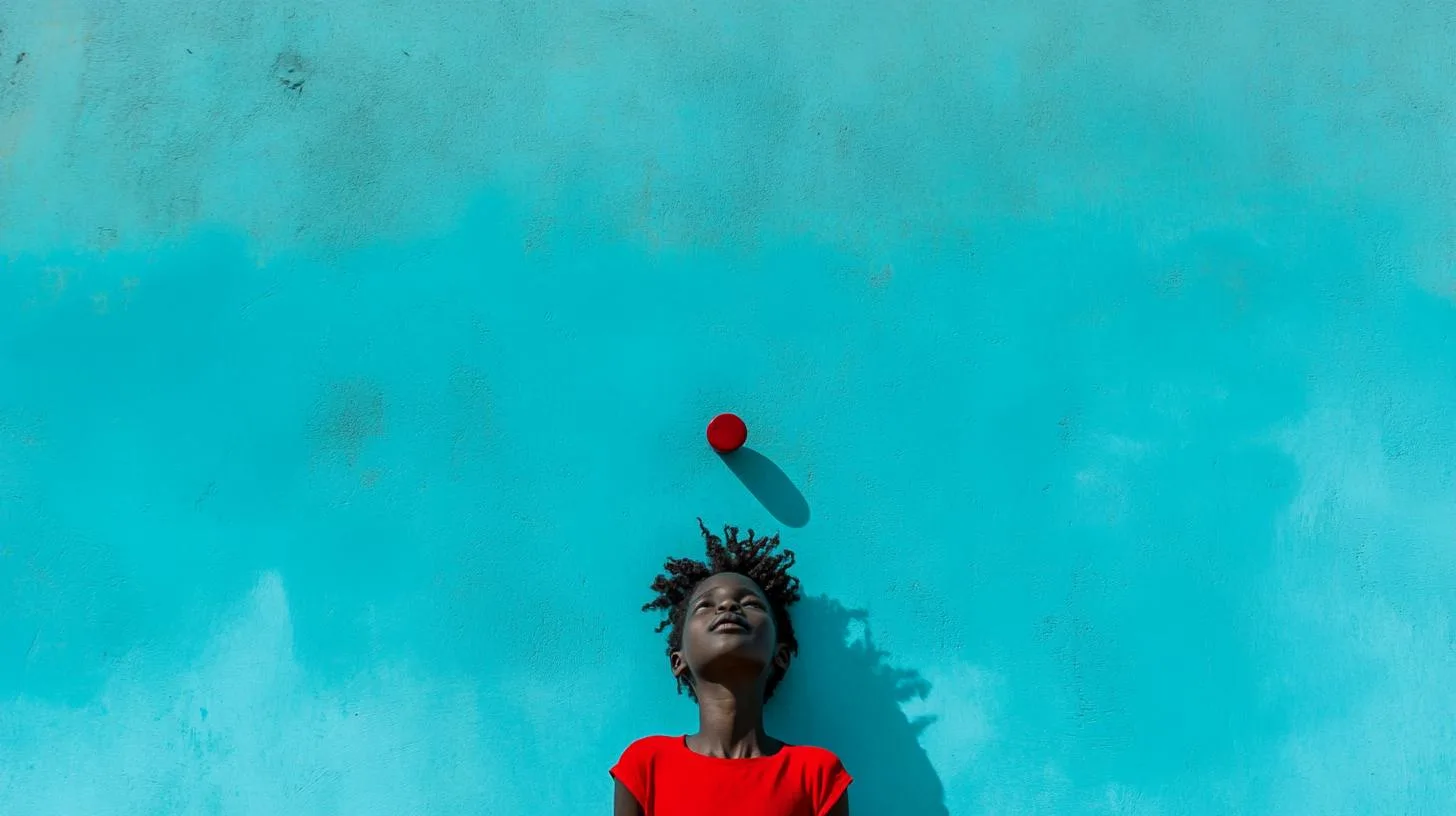 Child looking at floating ball for featuer in South Africa directory
