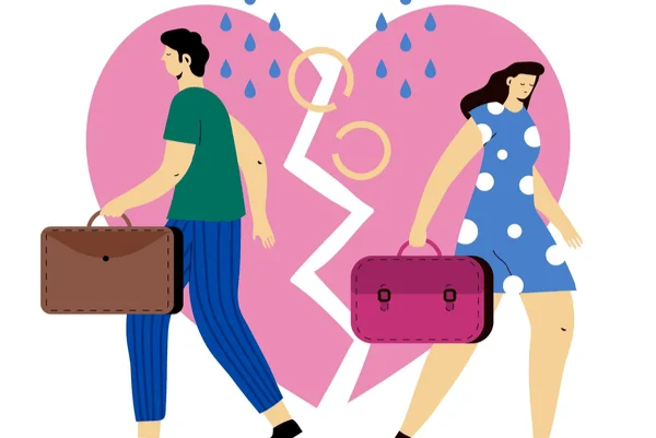 Illustration of a couple