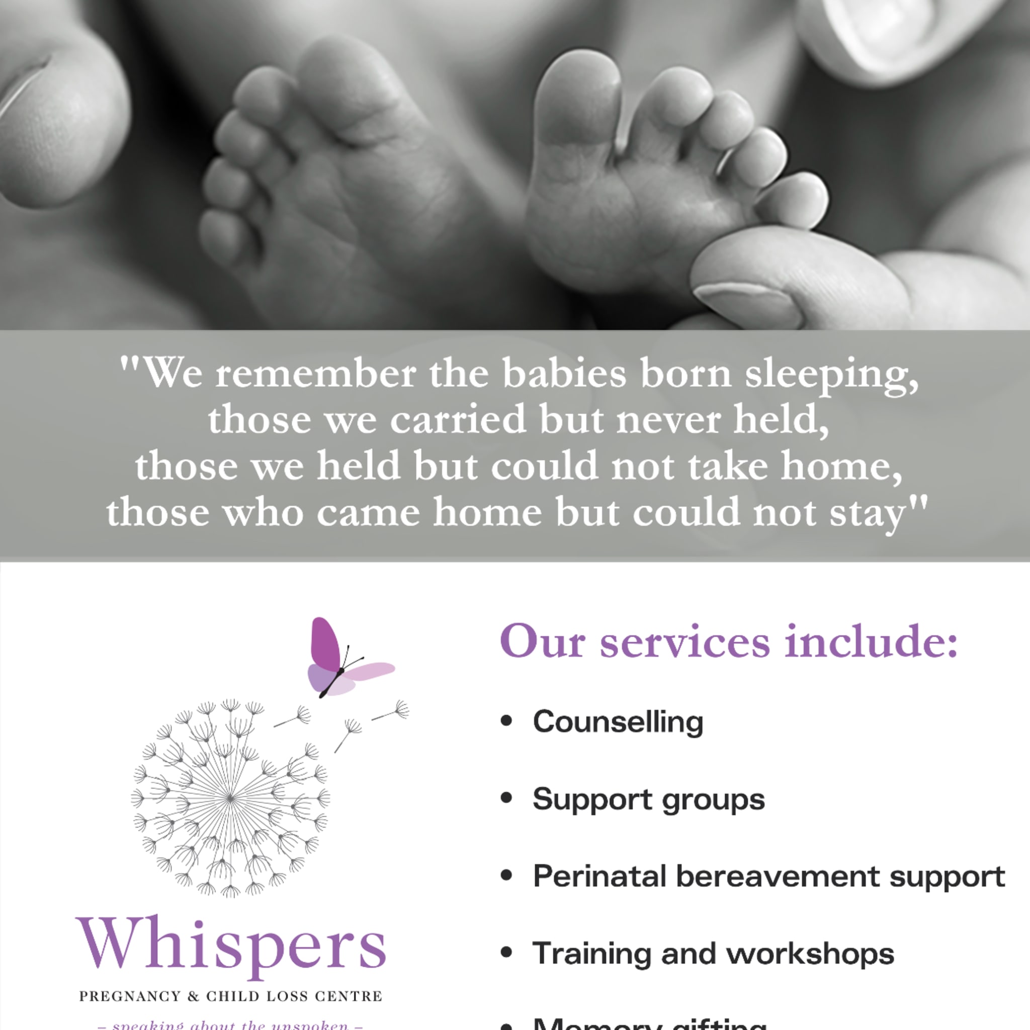 Whispers Pregnancy and Child Loss Center