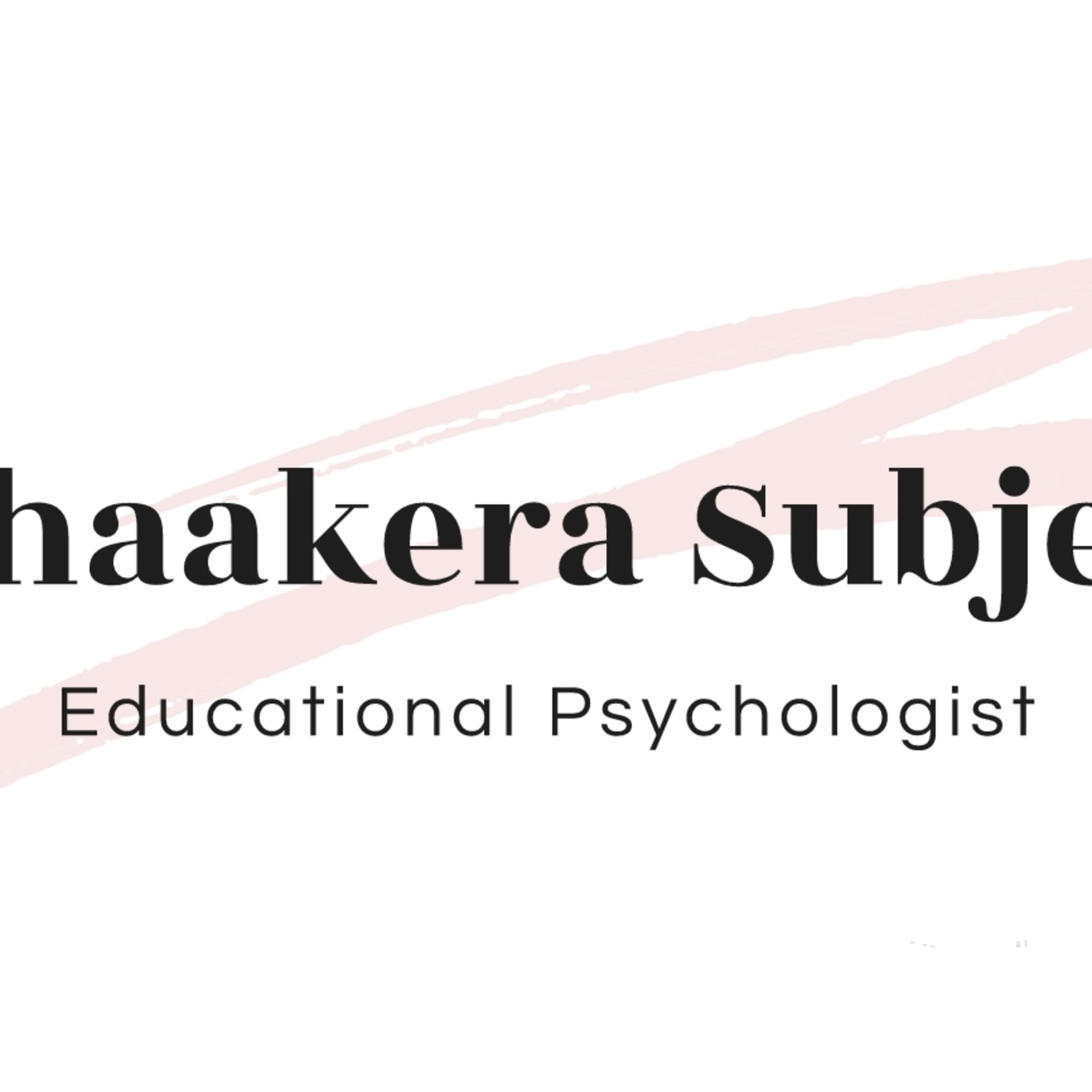 Shaakera Subjee Psychology