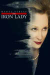 Alt text: Title card for 'Iron Lady' featuring a close-up of a woman with soft makeup and a serious expression.