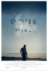 Film poster for *Gone Girl*, featuring a man standing near water under a cloudy sky, reflecting themes of psychological tension.